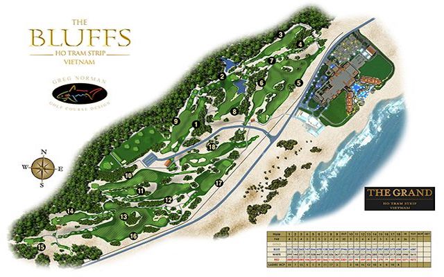 Sân golf the Bluffs Hồ Tràm