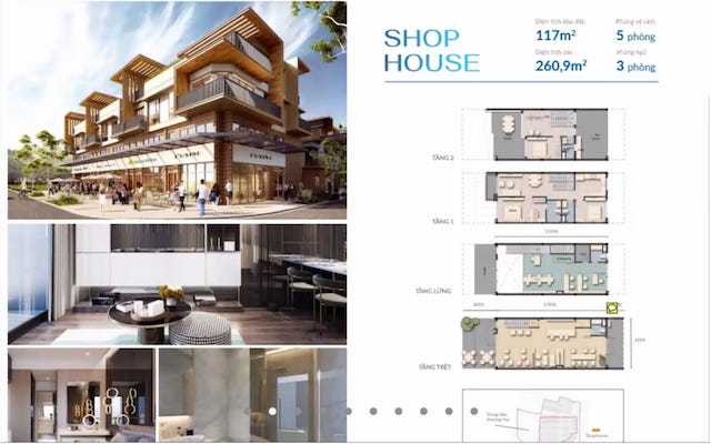 Thiết kế shophouse Dự án Izumi City