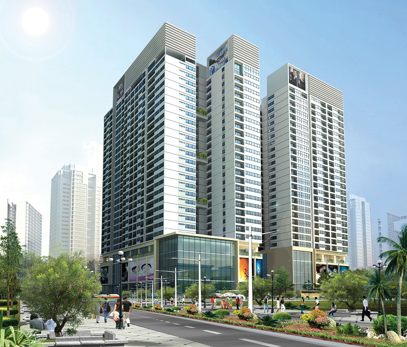 Phối cảnh tổng thể chung cư horizon tower