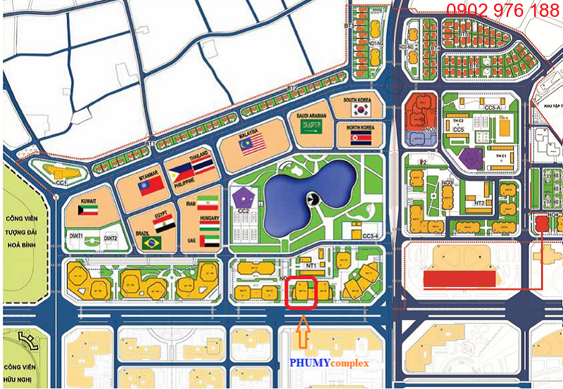 Vị trí dự án phú mỹ complex