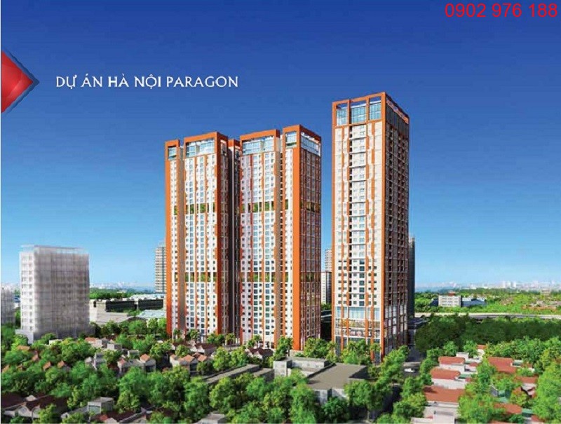 Phối cảnh tổng quan chung cư Hà nội Paragon