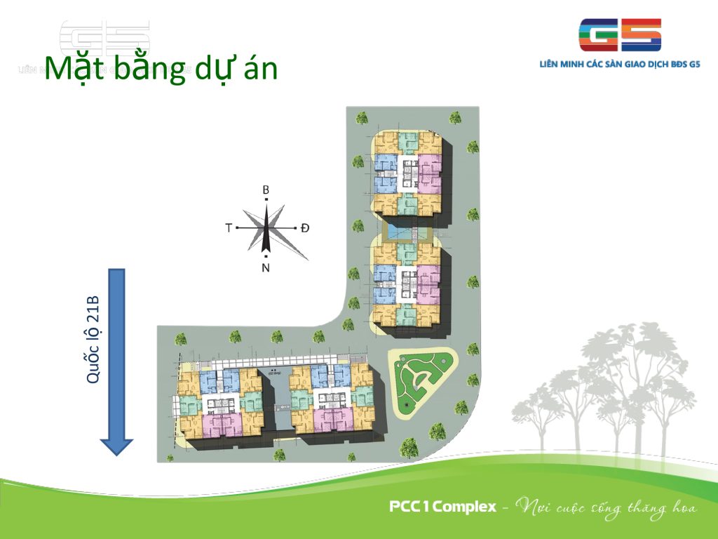 Mặt bằng thiết kế căn hộ chung cư pcc1 complex