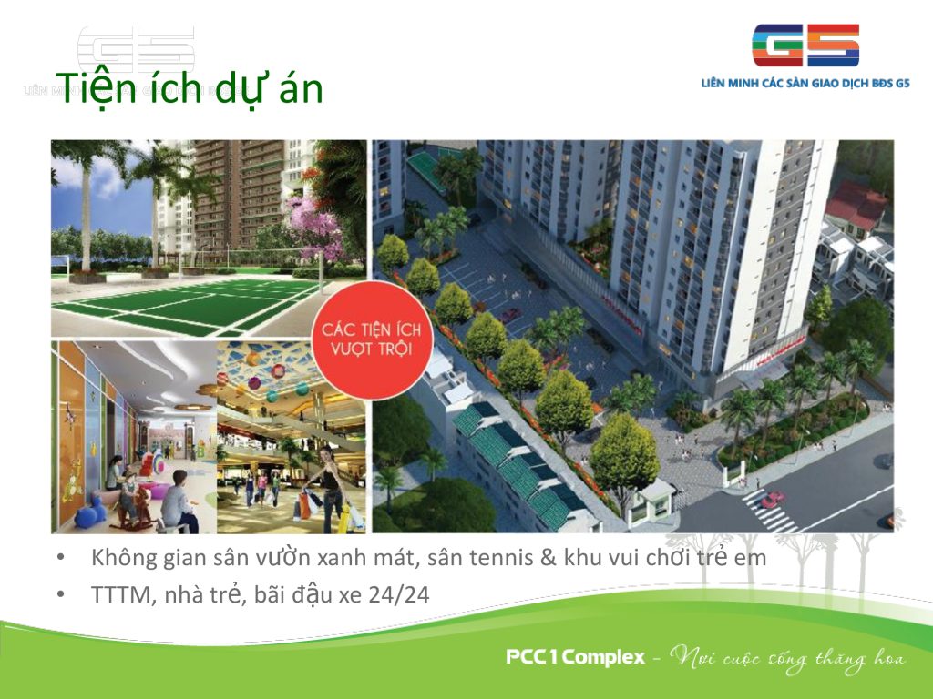 Tiện ích tại chung cư pcc1 complex