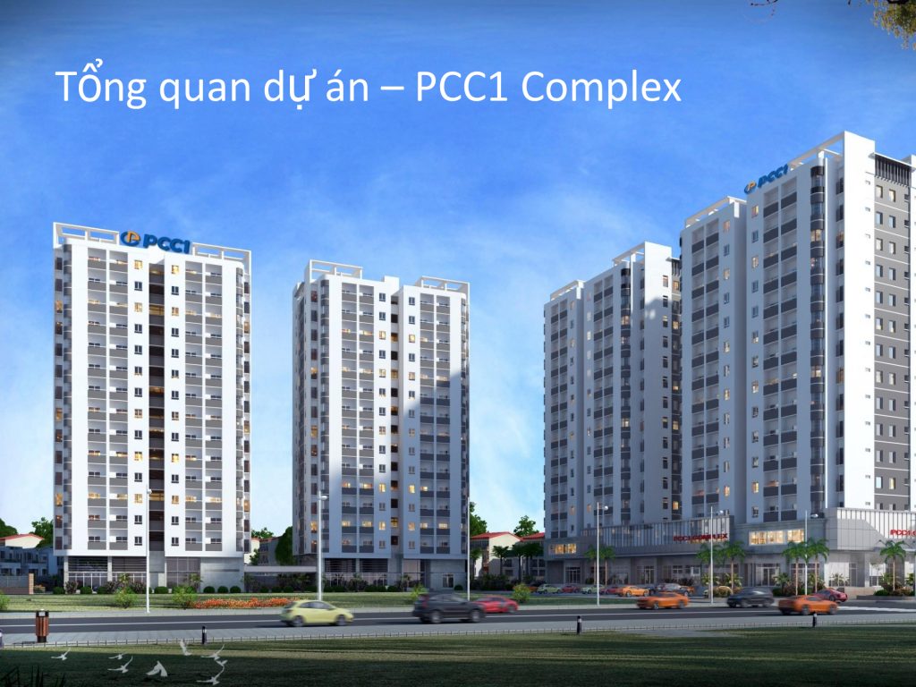 Phối cảnh tổng quan chung cư pcc1 complex