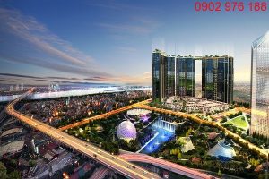 phối cảnh tổng thể chung cư sunshine city