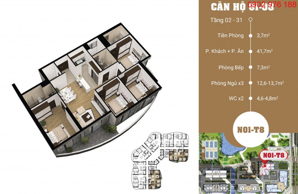 thiết kế căn hộ số 01 và 08 chung cư n01t8 ngoại giao đoàn