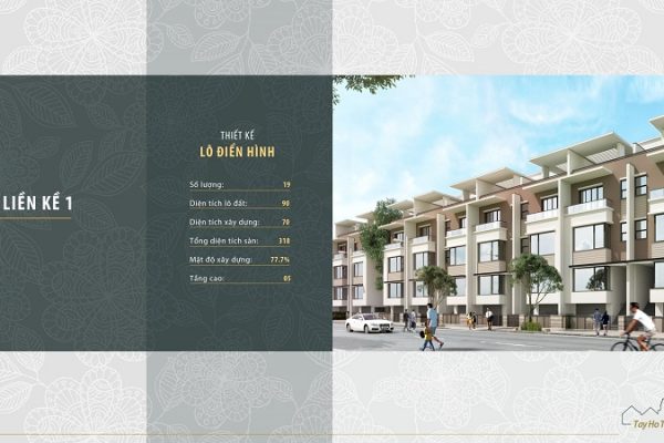 Mẫu nhà liền kề 1 romnatic park