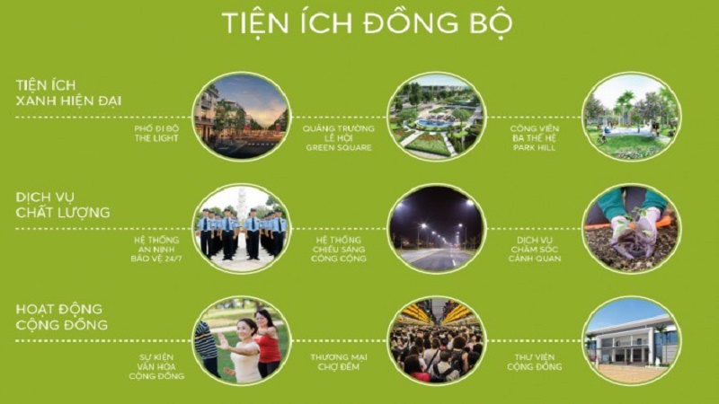 Tiện ích đồng bộ tại dự án sing garden