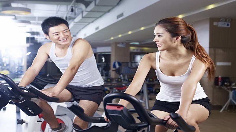 Phòng tập gym trang bị đồ cao cấp sang trọng