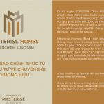 thông báo của Masterise group ra mắt thương hiệu masterise home