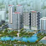 Phối cảnh tổng thể Chung cư Hanjadin N01T6, N01T7 Ngoại Giao Đoàn