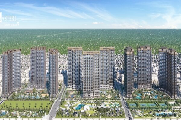 Phối cảnh tổng thể dự án Chung cư Masteri Trinity Square