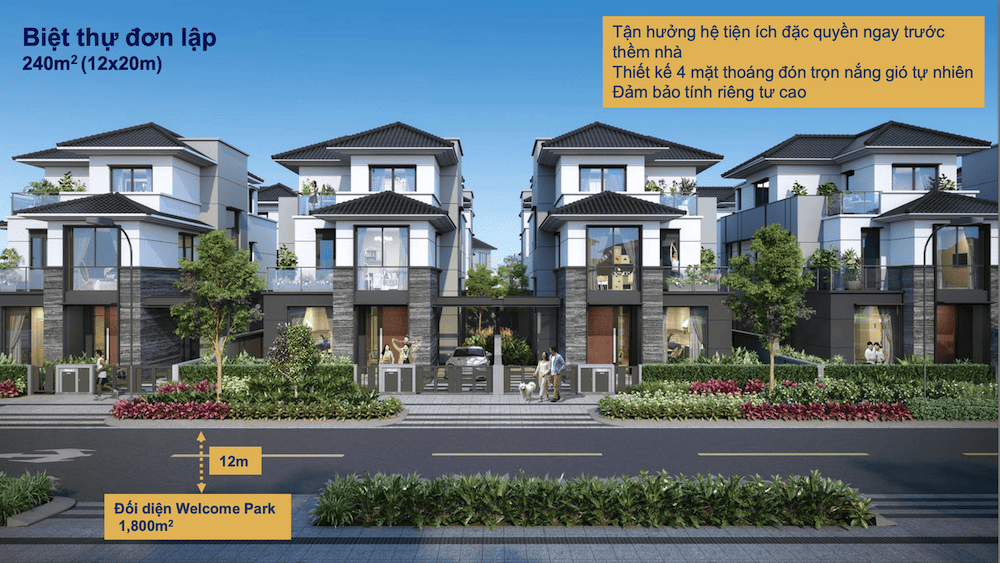 Thiết kế Biệt thự Đơn Lập Gladia Khang Điền