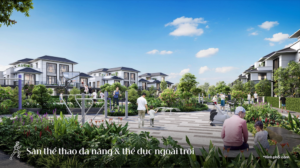Sân thể thao đa năng ngoài trời môi trường sống trong lạnh tại Gladia Khang Điền
