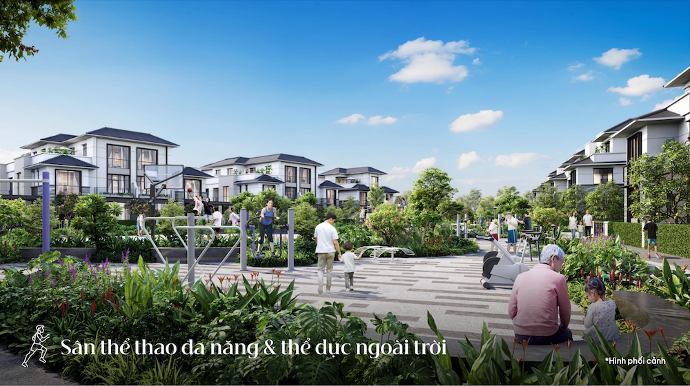 Sân thể thao đa năng ngoài trời môi trường sống trong lạnh tại Gladia Khang Điền