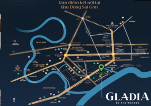 Vị trí dự án Gladia Khang ĐIền