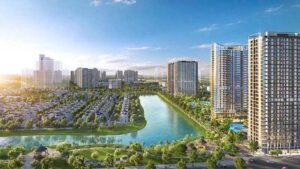 Phối cảnh tổng thể Chung cư Lumiere Bayfront Ocean Park 1