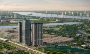 Thiết kế căn hộ Skyline B1 Lumiere Prime Hills Cổ Loa