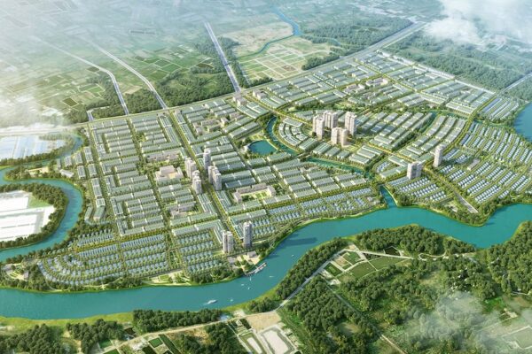 Phối cảnh tổng thể dự án T&T City Millennia Long Hậu