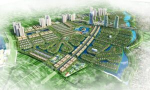 Phối cảnh tổng thể phân khu 50ha Alluvia City