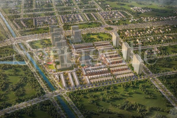 Phối cảnh tổng thể dự án Spring Ville Nhơn Trạch By Gamuda Land