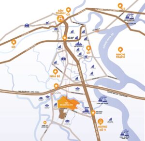 Vị trí Kim Cương Dự án T&T City Millennia