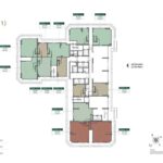 Mặt bằng thiết kế tầng 1 Shophouse chân đế toà Mayfair The Cosmopolitan Cổ Loa
