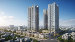Phối cảnh tổng quan Chung cư Meyhomes Galleria Hoàng Mai