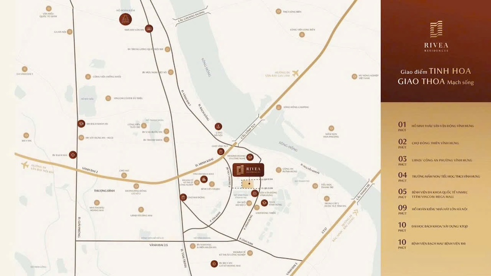 Vị trí dự án Chung cư Meyhomes Galleria Hoàng Mai