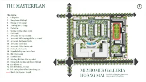Mặt bằng thiết kế Chung cư Meyhomes Galleria Hoàng Mai