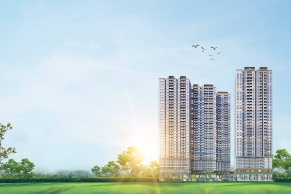 Phối cảnh tổng thể Chung cư Happy One Mori Thuận An