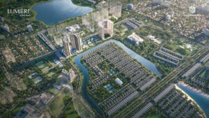 Phối cảnh tổng thể dự án Chung cư Lumiere Orient Pearl Ocean Park 1