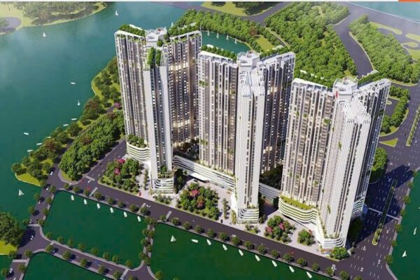 Phối cảnh tổng thể Chung cư Central Residence Gamuda Yên Sở