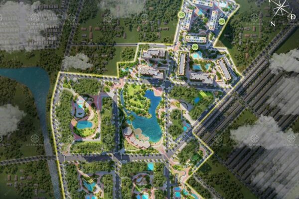 Mặt bằng thiết kế tổng thể Chung cư The Parkland Ocean Park 2