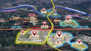 Phói cảnh tổng thể dự án phía đông hà nội Chung cư The Parkland Ocean Park 2