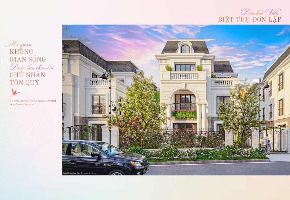 Phối cảnh Biệt thự đơn lập Hồng Hạc City Bắc Ninh