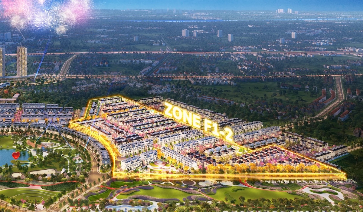 Mặt bằng Zone F1-2 Phân Khu Hồng Phát Hồng Hạc City