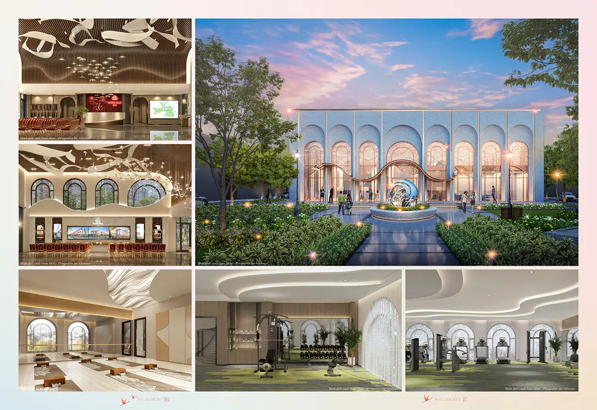 Tiện ích tại Clubhouse khu đô thị Hồng Hạc City