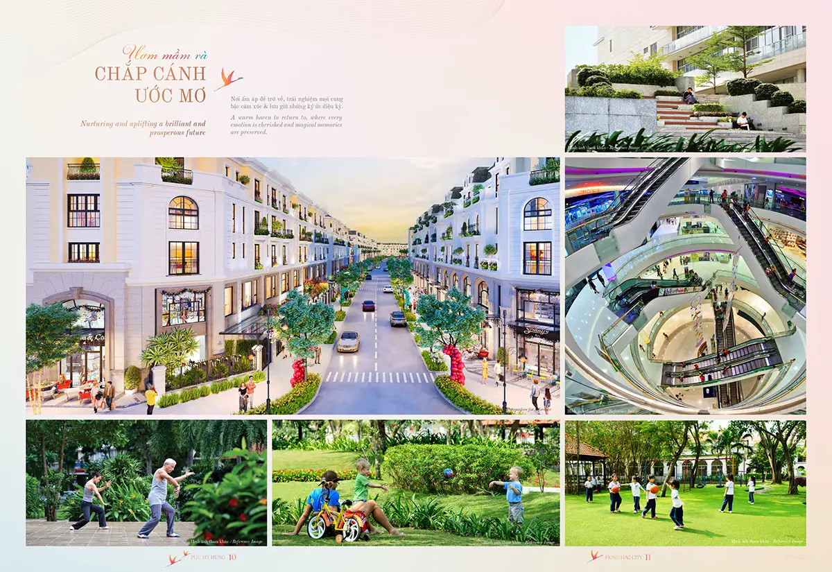 Tiện ích trung tâm thương mại tại Hồng Hạc City